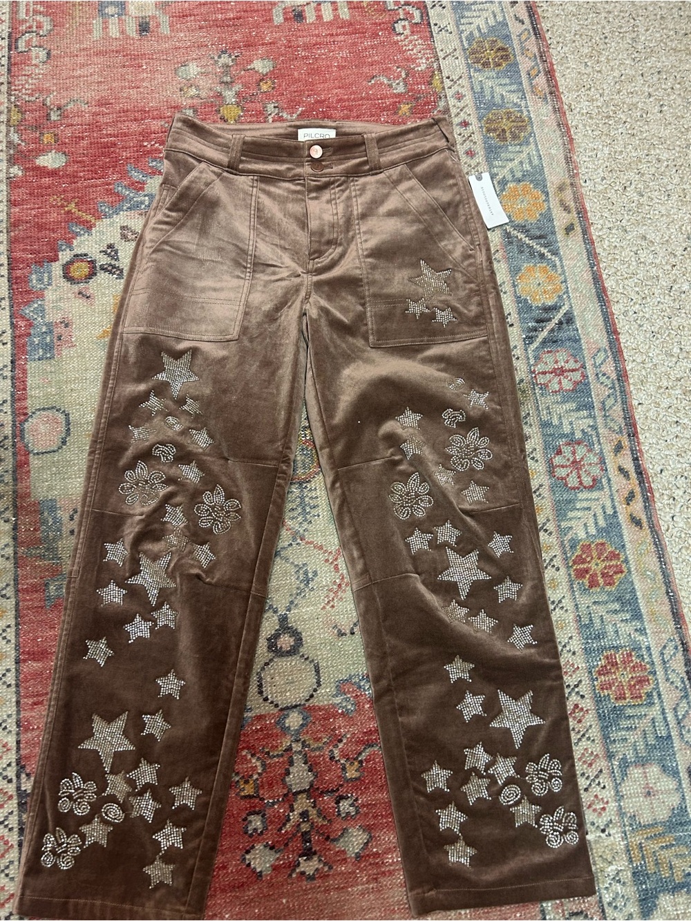 Anthropologie Pilcro velvet pants 25